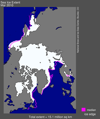 maximum arctic sea ice