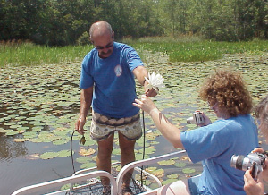 Identifying invasive species and testing water quality