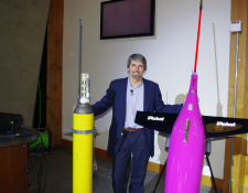 Fritz Stahr kicked off the Sound Conversations lecture series talking about his ocean science career and work with Sea Gliders and ROVs