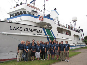 COSEE GL participants at the end of their shipboard research workshop, July 2011