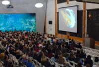 Evening with Sylvia Earle in the Great Hall at the Seattle Aquarium