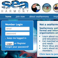 seaHarmony home page
